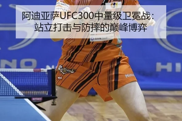 阿迪亚萨UFC300中量级卫冕战：站立打击与防摔的巅峰博弈